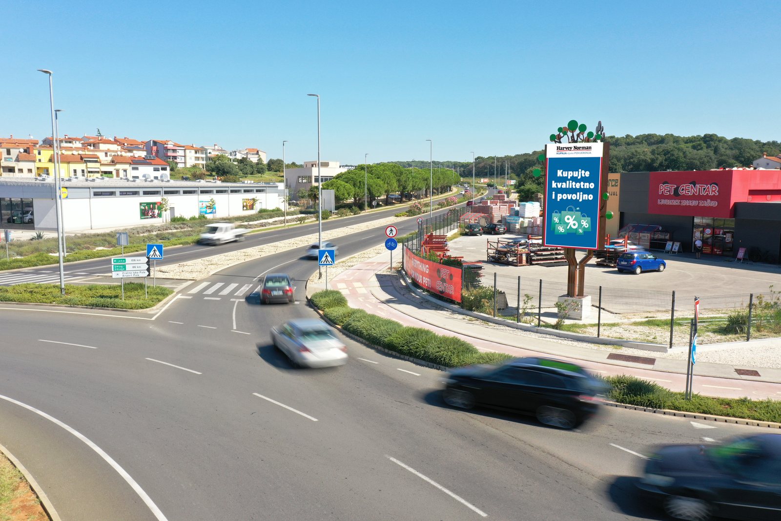 Lokacija Rotor u Puli